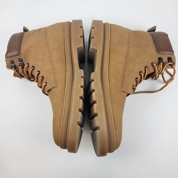 Madden by Steve Madden Gabber Boots Lace Up Ortholite Leather Size 14 - Picture 16 of 16